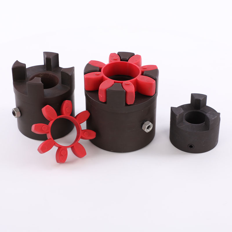 Flexible Spider Couplings Zero Backlash Elastomer Insert Elastic Jaw Servo Insert Couplings Flexible Shaft Coupling