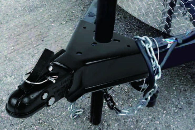 Capacity 15000LBS 1BJY-TC-42B Trailer Parts and Accessories A-Frame Trailer Coupler With Ball Size 2-5/16 Inch