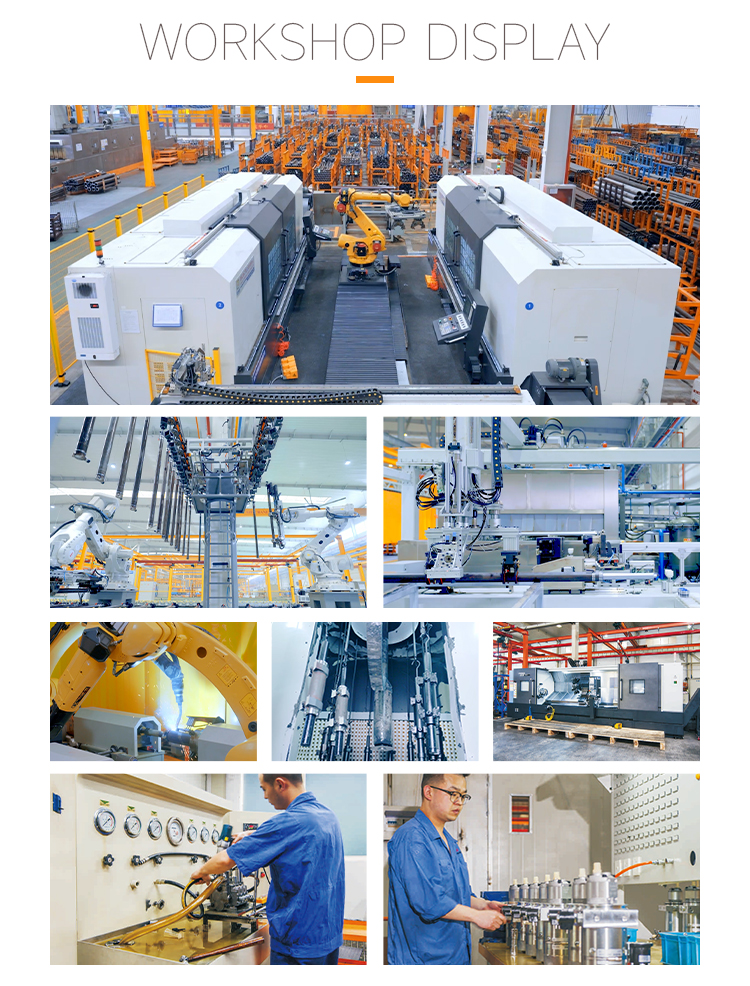 RAYDAFON Custom Made Hydraulic Cylinder for Industrial Vehicle/forklift Steering Hydraulic Cylinder