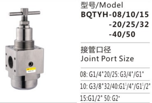 Factory price BQTYH-08/10/15 Stainless steel high pressure air source processing part for sale