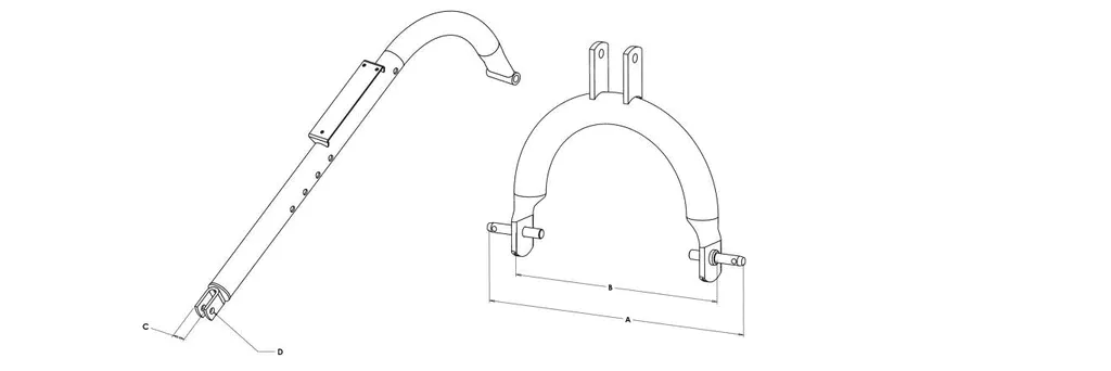 Model 650 3-Point Post Hole Digger with Optional Auger Combos for Fits All Category 1 Tractors