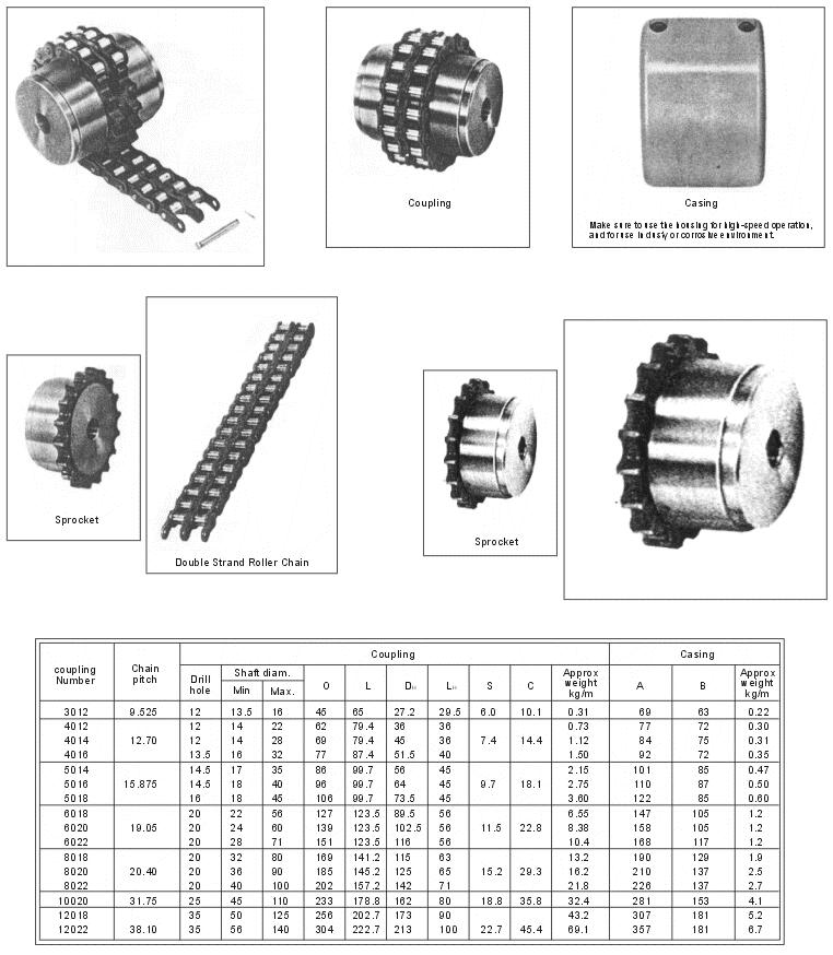 Chain and Sprocket Coupling