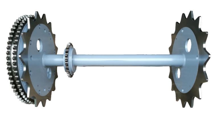 Chains And Sprockets Drive Shaft Escalator