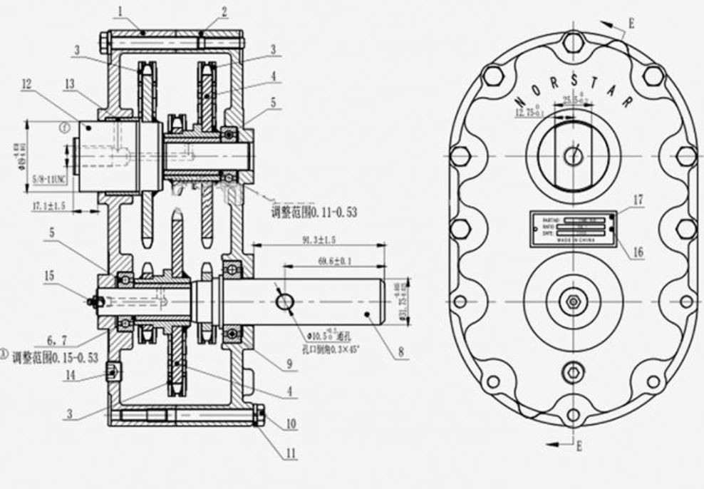 Agricultural Chain Sprockets Gearbox
