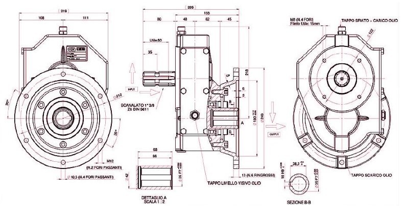 Agricultural Gearbox for Harvest Fruits