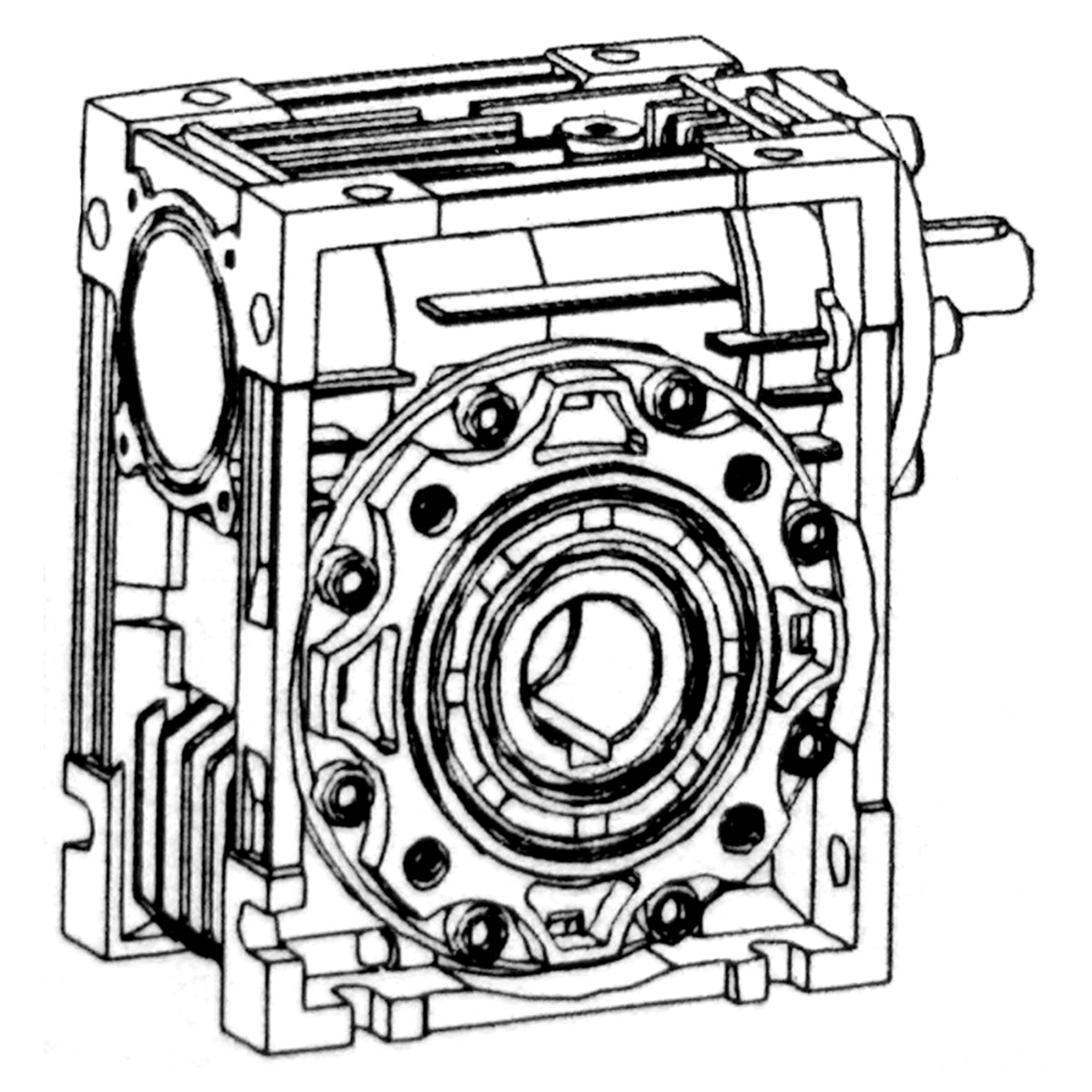 Worm Gear Reducer NRV030-IEC71B5