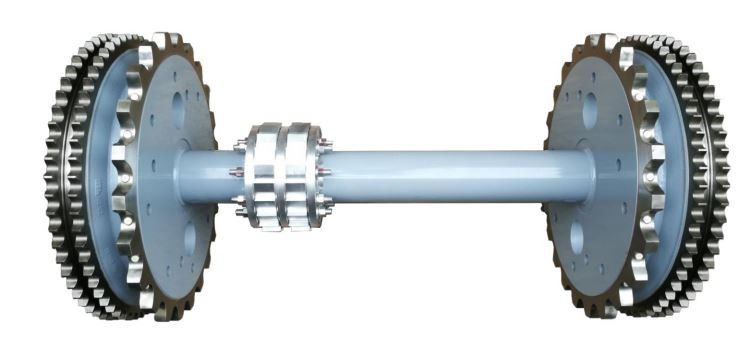 Chains And Sprockets Drive Shaft Escalator