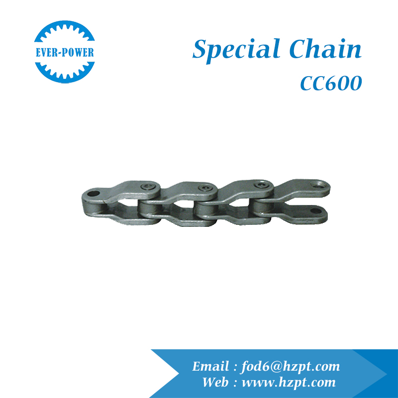 Transmission System Parts 60mm Pitch 40Cr Cast Iron CC600 Conveyor Roller Sprocket Chain Drop Forged Forging Casting Chain