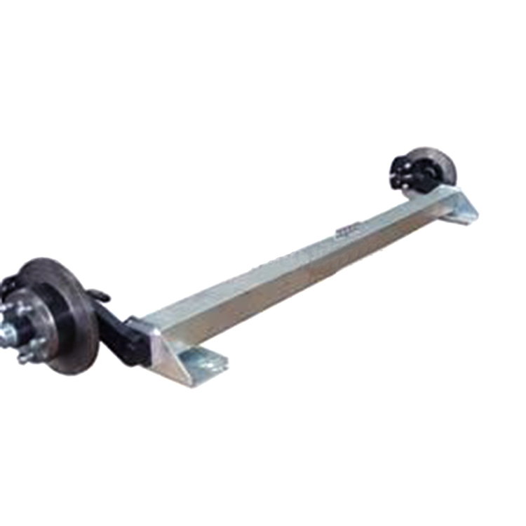 Trailer Share Parts Rubber 1.3t Disc Brake Drum Half Torsion Truck Steel Trailer Axle With Disc Brake Wheel Hub
