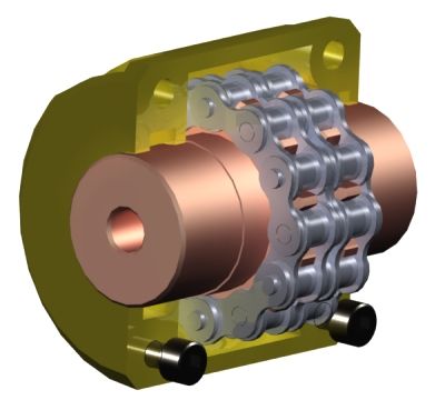 Chain and Sprocket Coupling