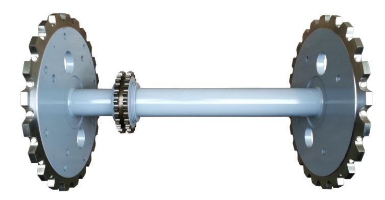 Chains And Sprockets Drive Shaft Escalator