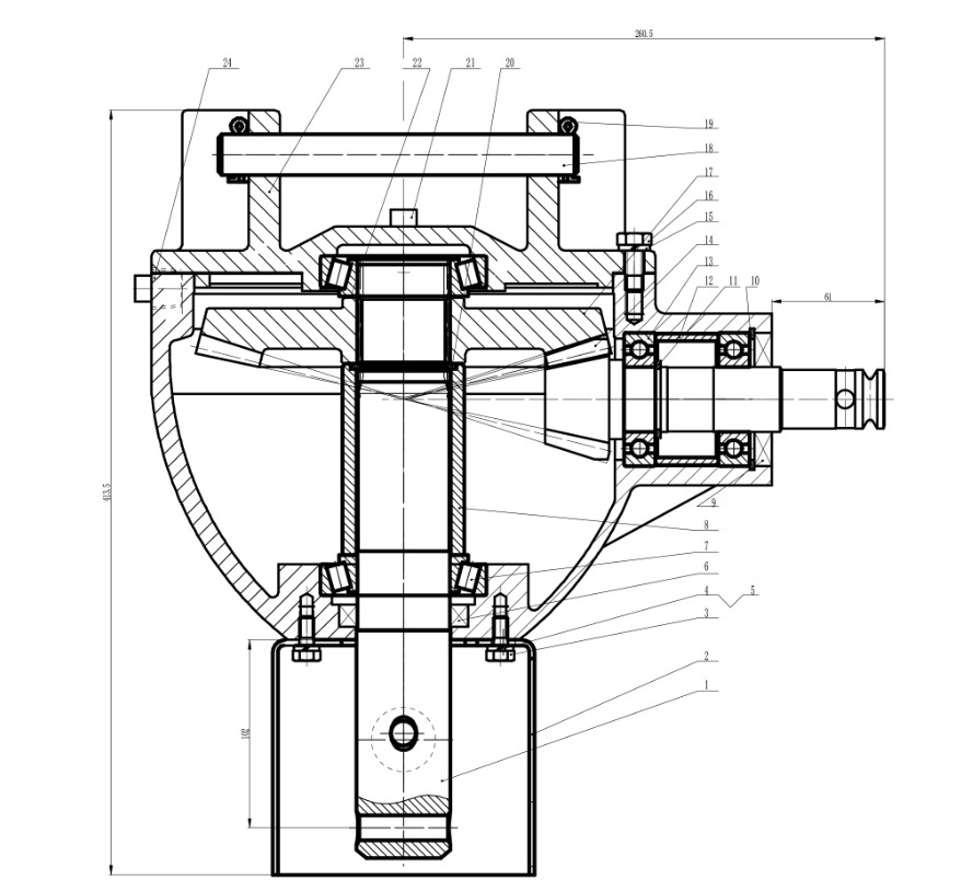 Post Hole Digger Gearbox for Agricultural Machine 90 Degree Becvel Farm Pto Right Angle Tractor Slasher Rotary Tiller Feed Mixer
