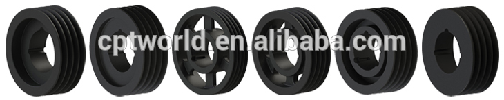 OEM SPZ v belt large pulley 5 groove sheave