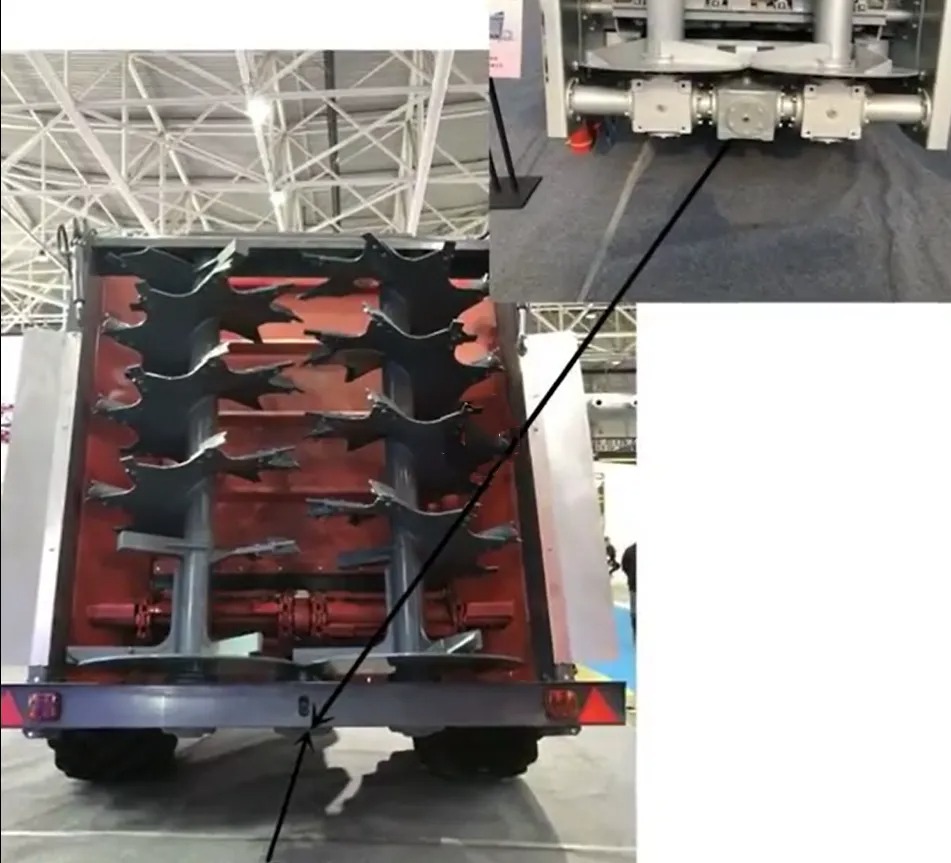 Fertilizer Broadcaster Fertilizer Seeder round square Gearbox Speed Reducer Fertilizer Seeder Gear Drive Gearbox For Sale