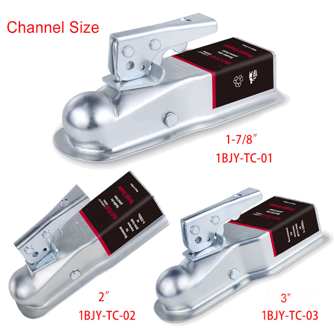 Trailer Parts 1BJY-TC-06/05 Trailer Parts and Accessories 3500LBS Straight Coupler for Boat,Trailer,RV