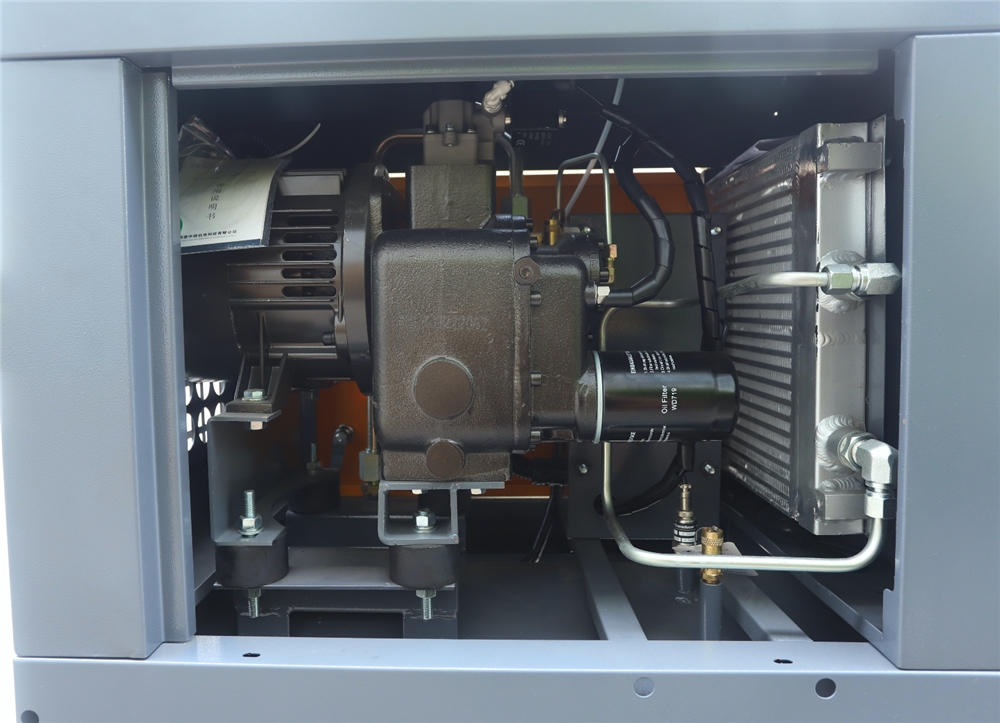 Small Silent 8bar~10bar 3kW 240L/min PM VSD Rotary Screw Air Compressor for Sale