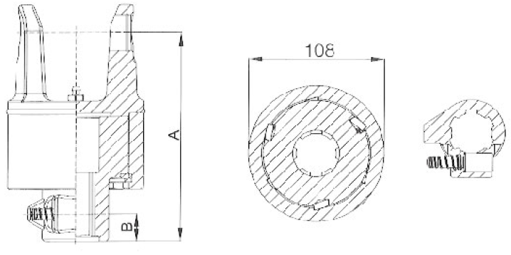PTO Shaft Parts RLP Series Free-wheel Clutch to Prevent the Machine From Rotating in the Opposite Direction