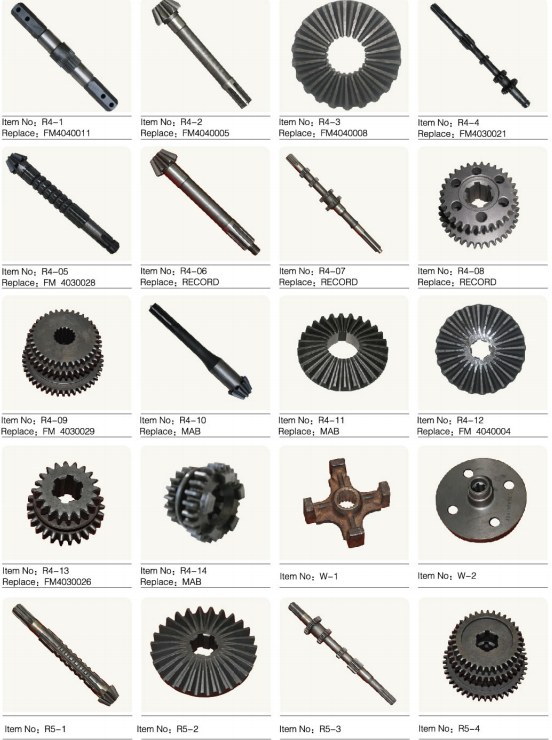 R4-06 Customized High Quality All Specification Gear Shaft Gears Axle Replacement of RECORD