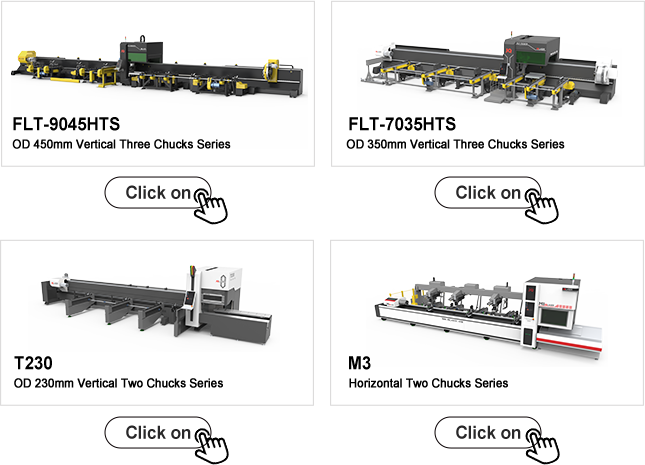 High Precision Big Diameter Hollow square Tube Cutting Machine 6000w Three-chuck Laser Pipe Cutting Machine