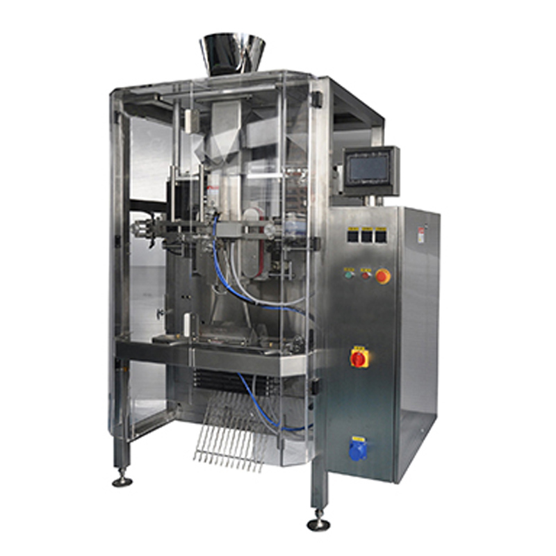 HL620 Vertical Measuring Automatic Bag Packaging Machine for Candy Puffed Food 10-40bags/min