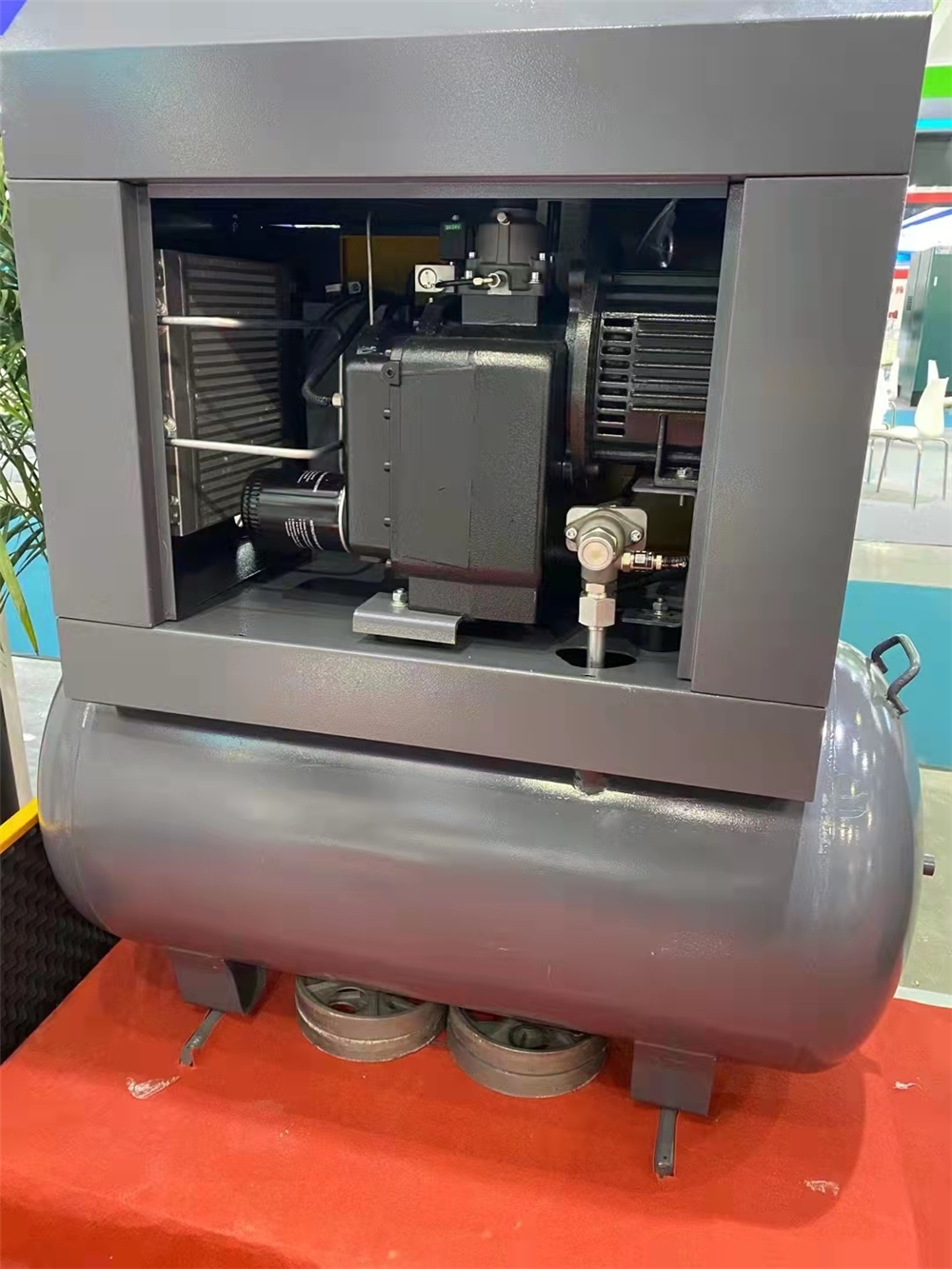 Small Silent 8bar~10bar 3kW 240L/min PM VSD Rotary Screw Air Compressor for Sale
