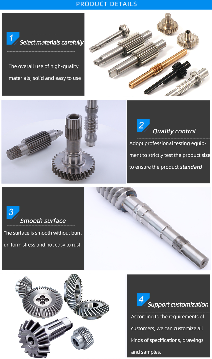 Copper CNC lathe processing CNC various worm gear rod processing high precision brass worm gears