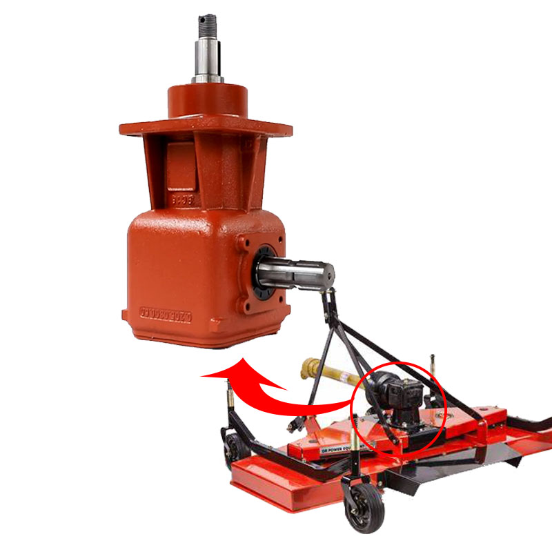 Agricultural Pto Gearbox Bevel Rotary Mower Gearbox for Mower