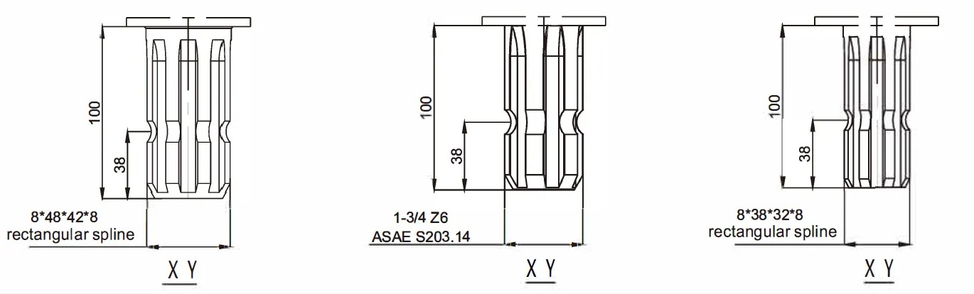 Professional Round Straw Hay Square Balers Gearbox For Agricultural Machine Square Balers Hay Rakes Round Straw Balers