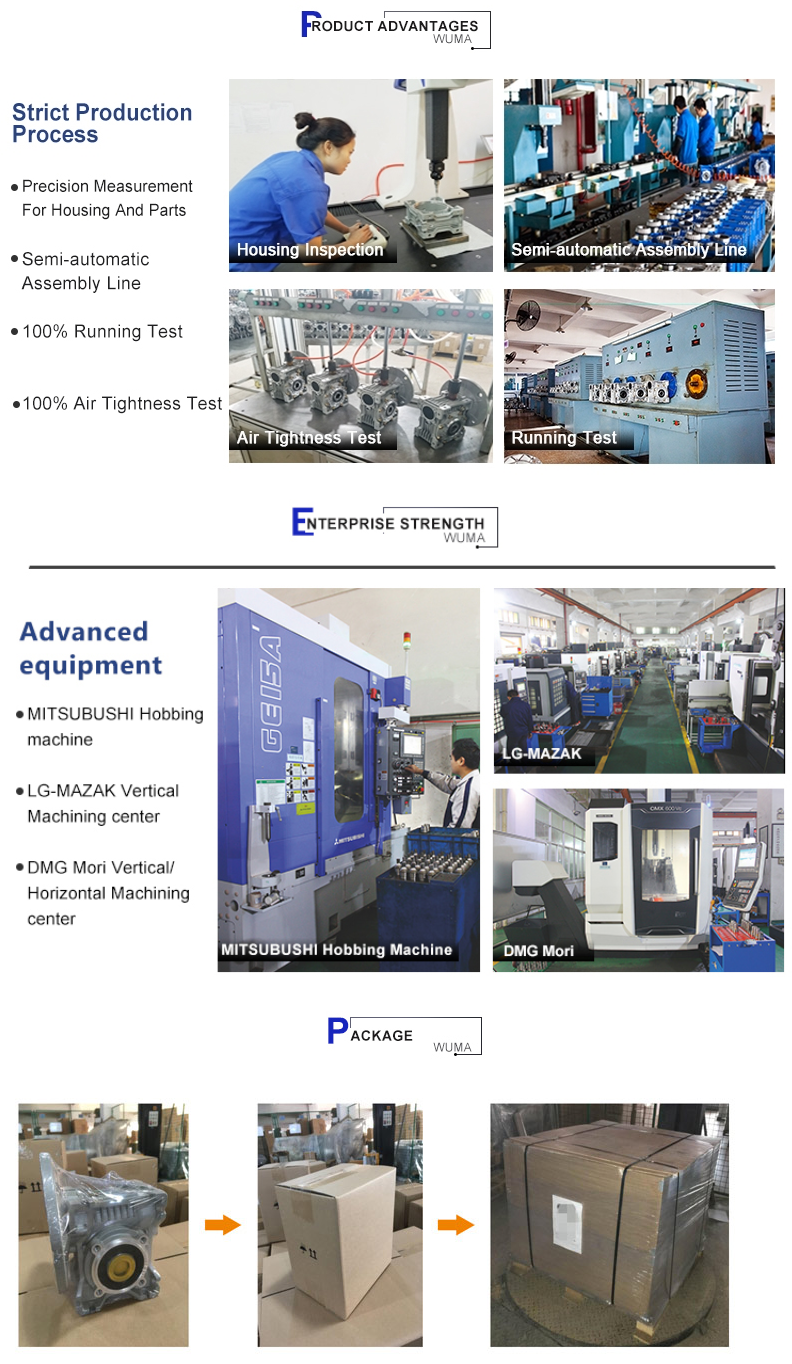 Dual Lead Dual Input Non Standard Gear Motor Reducer Worm Gearbox for Sale 0.06KW 0.09KW 0.12KW 0.18KW 0.25KW 0.37KW