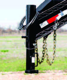 1BJY-TC-23 Trailer Parts and Accessories Capacity 30000LBS Trailer Gooseneck Coupler Equipped with Ball Size 2-5/16 Inch