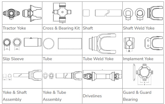 High Quality China Ever-power Drive Shaft 3-3-1601 SLIP YOKE