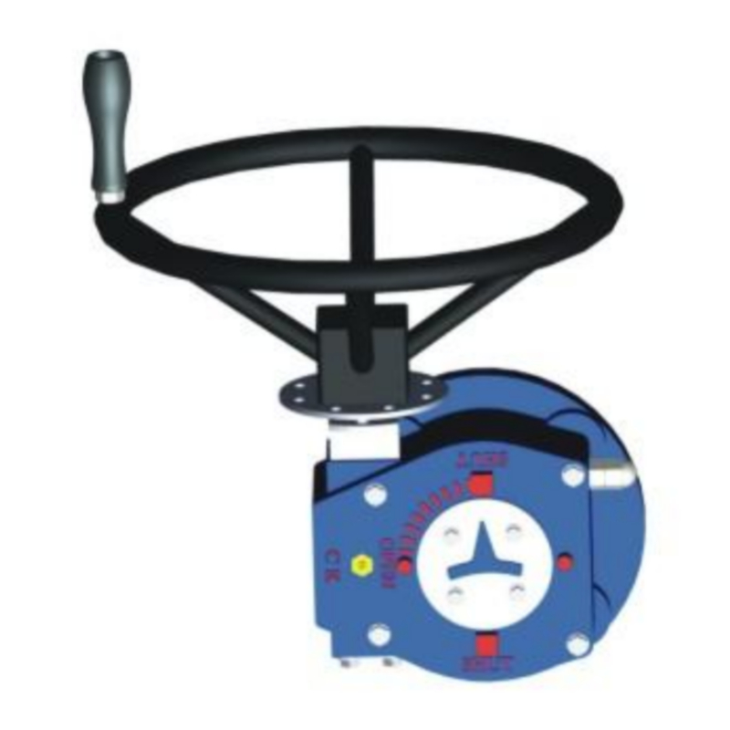 One or Multi Step Wafer Butterfly Hand Wheel Electric Hydraulic Worm Gear Unit Ball  Plug Valve Operator Actuator Gearbox