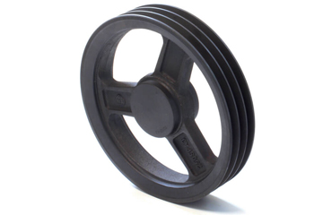 Standard Size SPA SPB SPZ Sheave Wheel Tension double Groove Cast Iron Conveyor Motor V belt Pulley with Taper bush Solid Hub