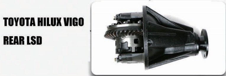Rear Differential Parts Accessories Fit for Toyota HILUX VIGO REAR With Side Final Gear Pinion Spider Retarder Case Yoke