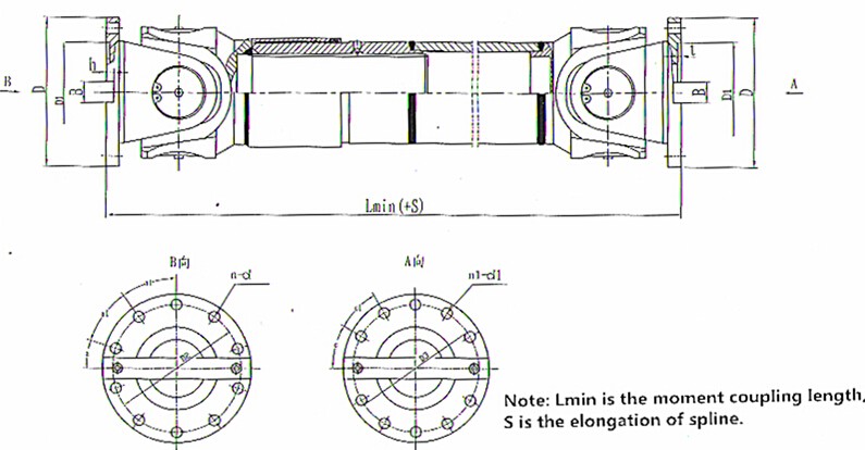 PTO Drive Shaft T80 Tractor Shaft/ Industrial &Auto Drive Shaft