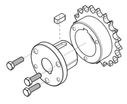 Low Price Guaranteed Quality Finished Bore QD  Sprocket Chain & Sprocket  in Steel and Stainless Steel