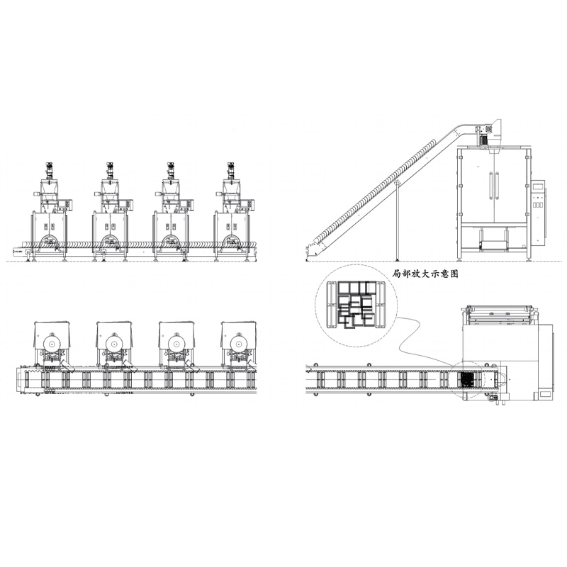 Fully Automatic Inner and Outer Bag Production Line for Granular Powder Liquid Materials