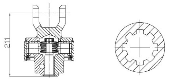 PTO Shaft Parts CP Series Automatic Torque Limiter with Overrunning Clutch