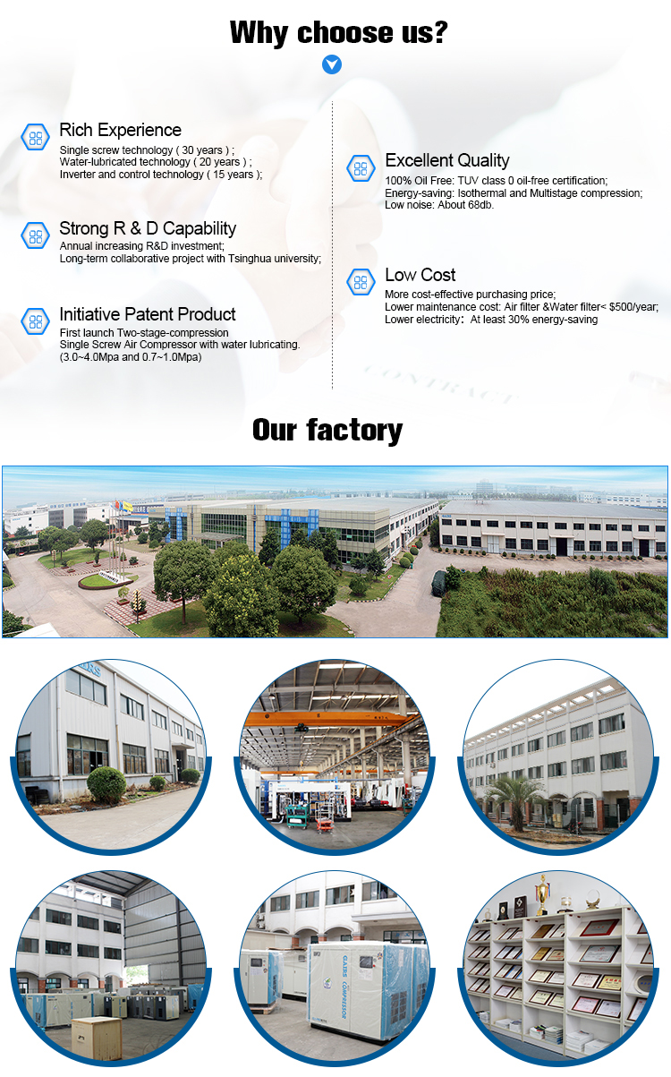 Diesel Engine Driven Portable Rotary Screw Type Air Compressor for Heavy Earth Crawling Machinery
