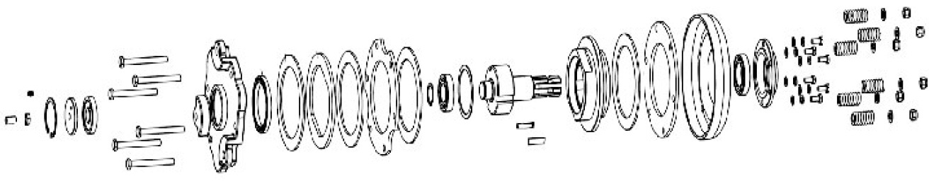 PTO Shaft Parts ED.B Series Three Jaw One-way Clutch for Agricultural Machines with Customer Choice Friction Disc