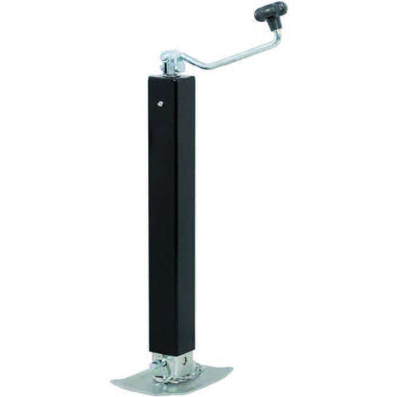 1BJY-TJ-36 Capacity 7000LBS Drop Leg Topwind Trailer Parts and Accessories Trailer Direct-Weld Square Jack With Footplate