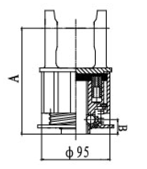 Good Quality PTO Shaft Parts RL Series slip Clutch for Sale