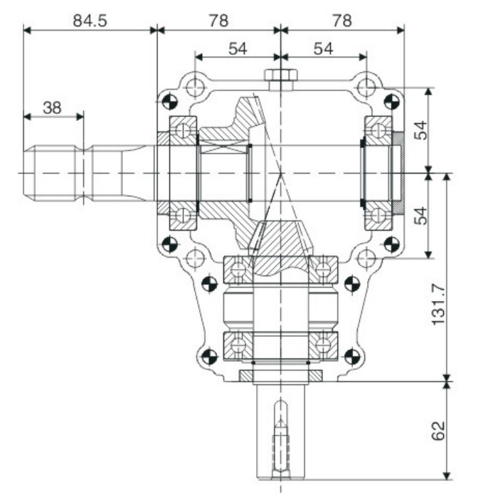EP-RVO22 (X) Hot Selling Good Quality Gearbox Aluminum Box Series for Agricultural