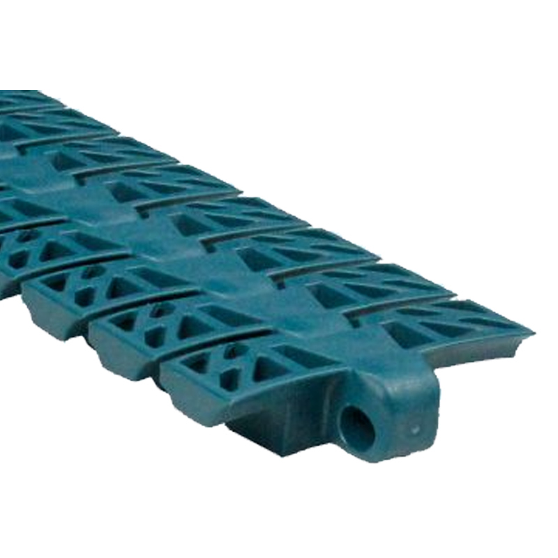 1050 Magnetic Bending Chain Sideflex Run Single Hinge Plastic Conveyor Chain