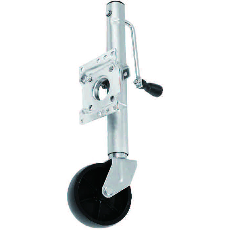 1BJY-TJ-01 Capacity 1000LBS Heavy-Duty Swivel MountTrailer Parts and Accessories Marine Jack with 6-Inch Wheel