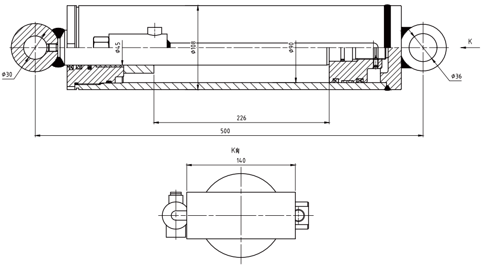 HCYY11112029 Wholesale Prices Professional Factory 26kg Forklift Accessories Hydraulic Cylinder for Sale
