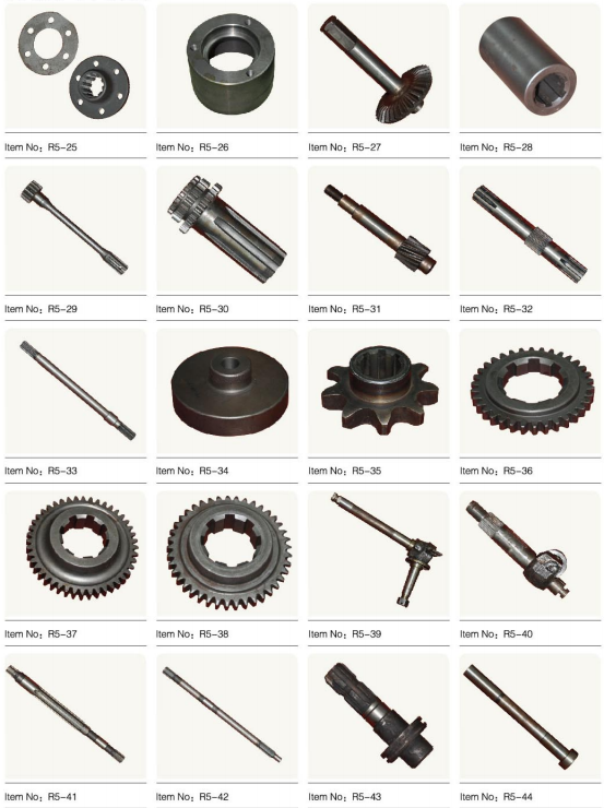 R5-44 Customized High Quality All Specification Agricultural Machinery Part Gear Shaft Gears Axle for Sale