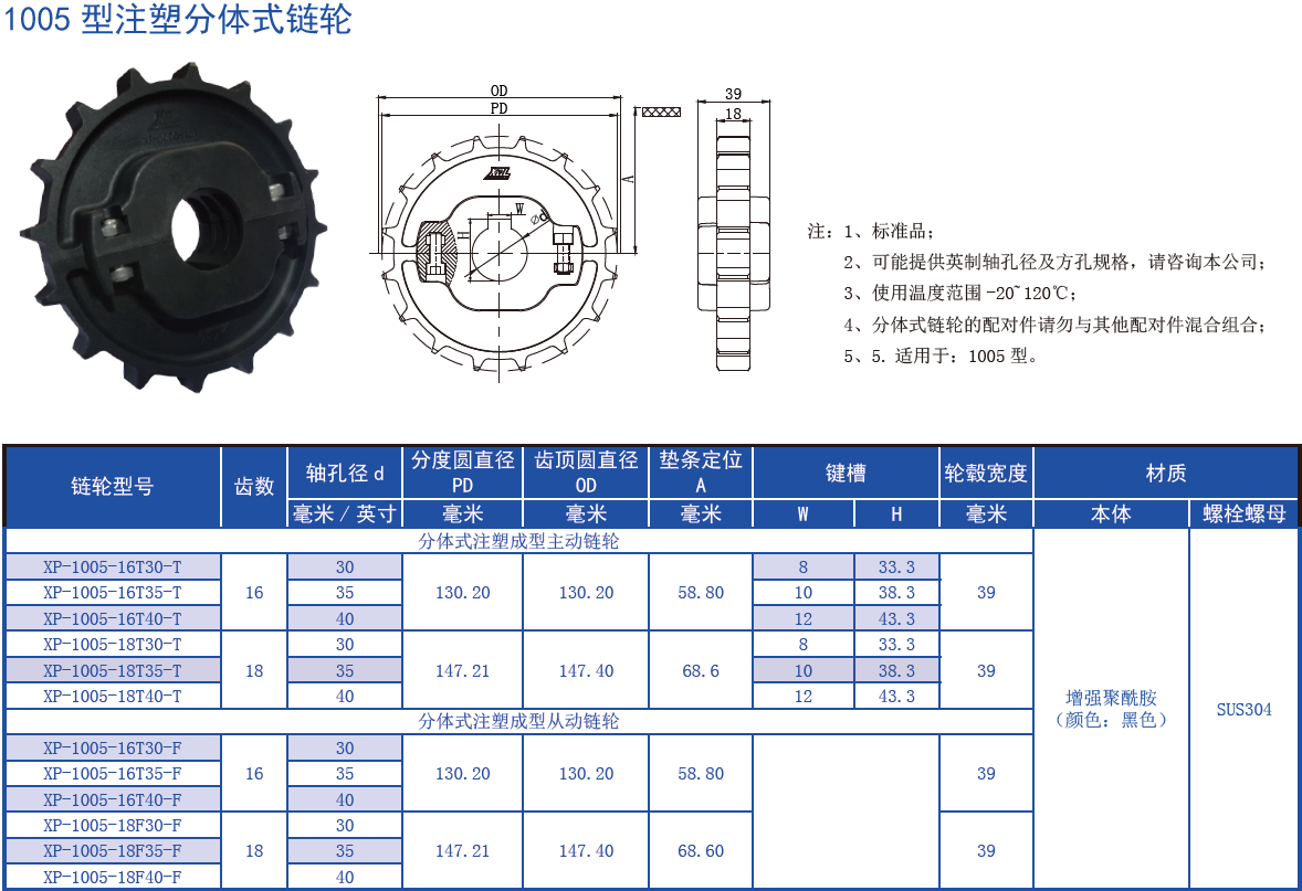 Low Price Guaranteed Quality 1005 Series 25.4mm Pitch Flat Top Chain Network Plastic Chain for Sale