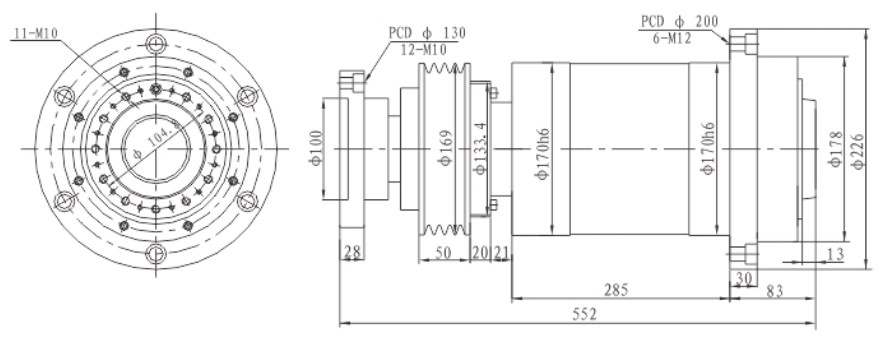 Made in China Superior Quality High Precision 7.5KW Spindle Unit Motor for NC Lathe