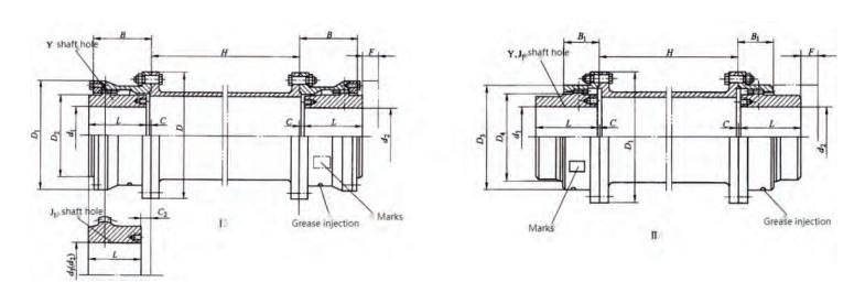 GCT Type Flexible Drum Gear Coupling With Brake Disc